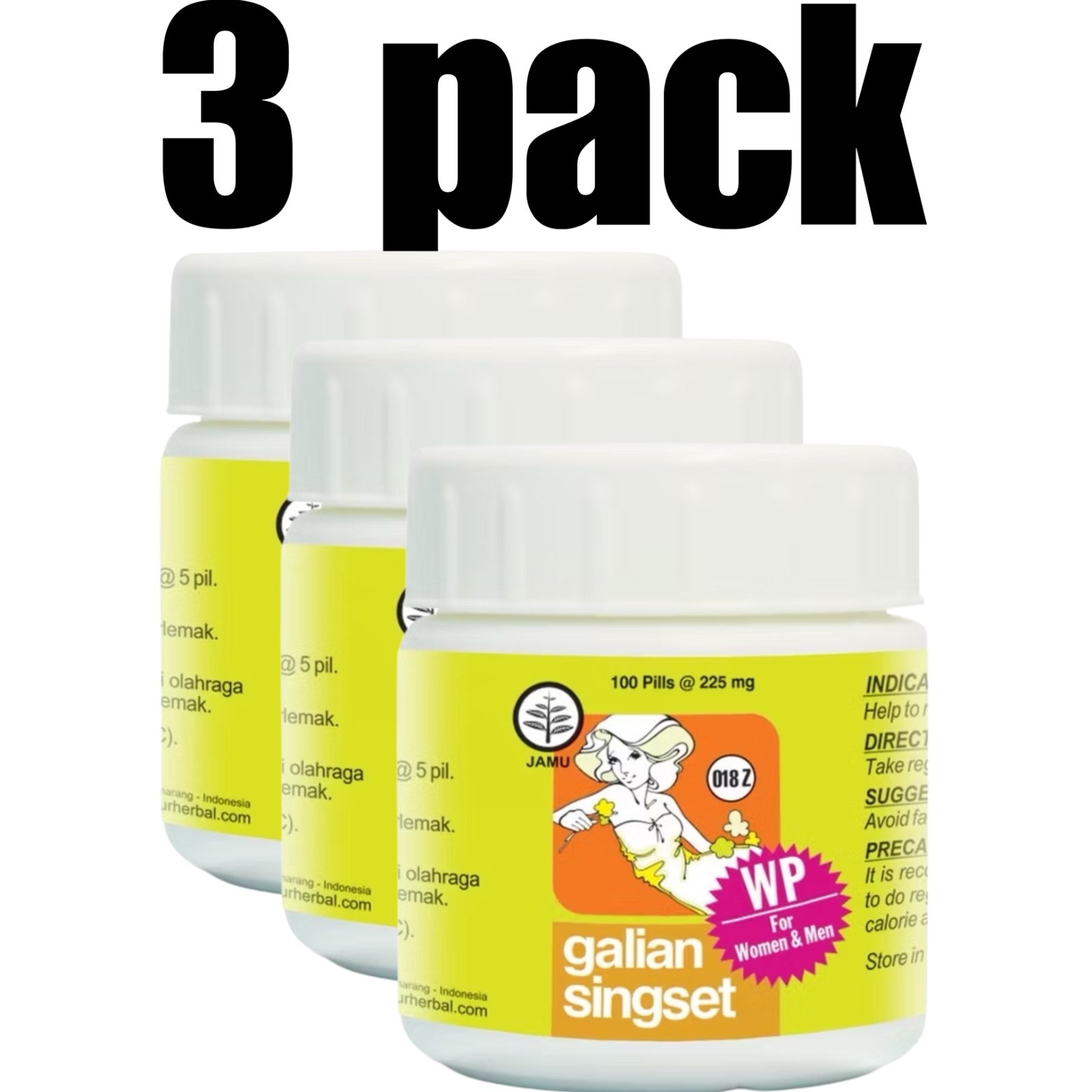 3x Galian S 100 Pills Herbs Spices Extract Natural Organic Pure Herbal Health