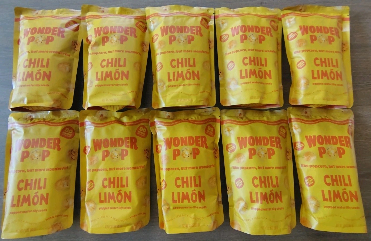 Wonder Pop Popped Water Lily Seeds Chili Limon 10 Pack