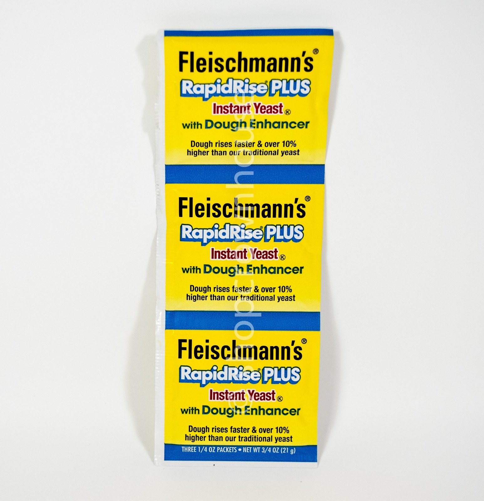 5 strips Fleischmann’s RAPID RISE PLUS Instant Yeast 3/4oz 03/10/2027 15pkts