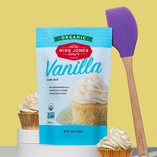 Miss Jones Baking Organic Yellow Cake and 15.87 Ounce (pack of 1), Pack 1