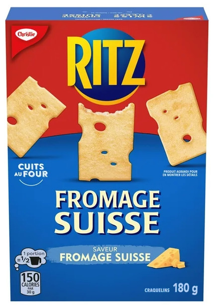 Ritz Swiss Cheese Crackers, 180g (2 Pack)