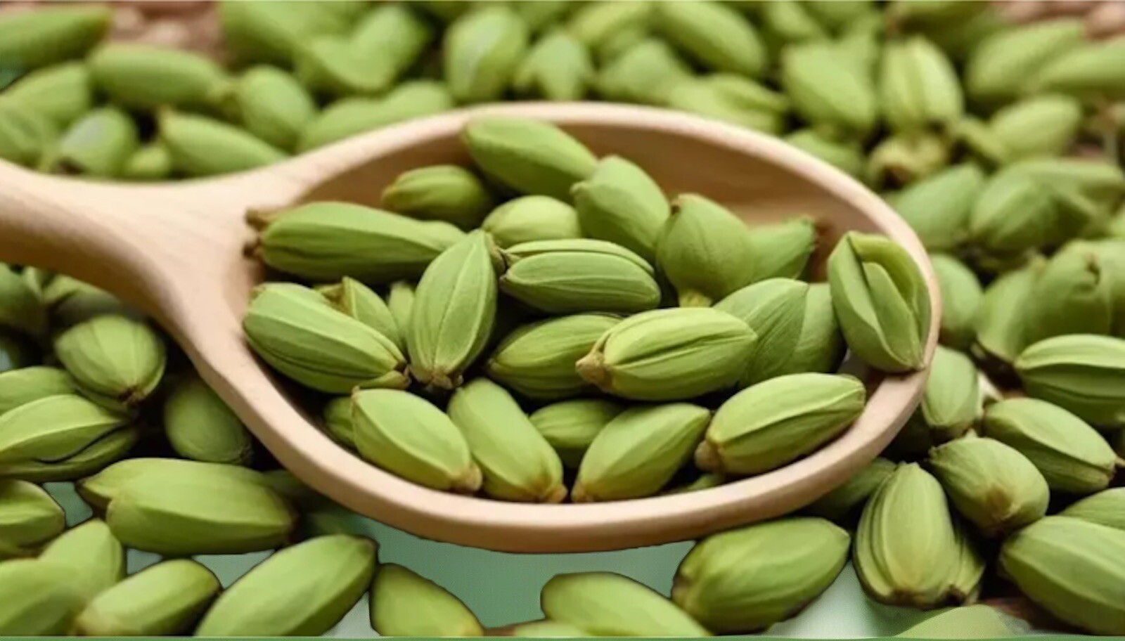 Organic Fresh Green Cardamom Pods (Choti Elaichi ) + free shipping