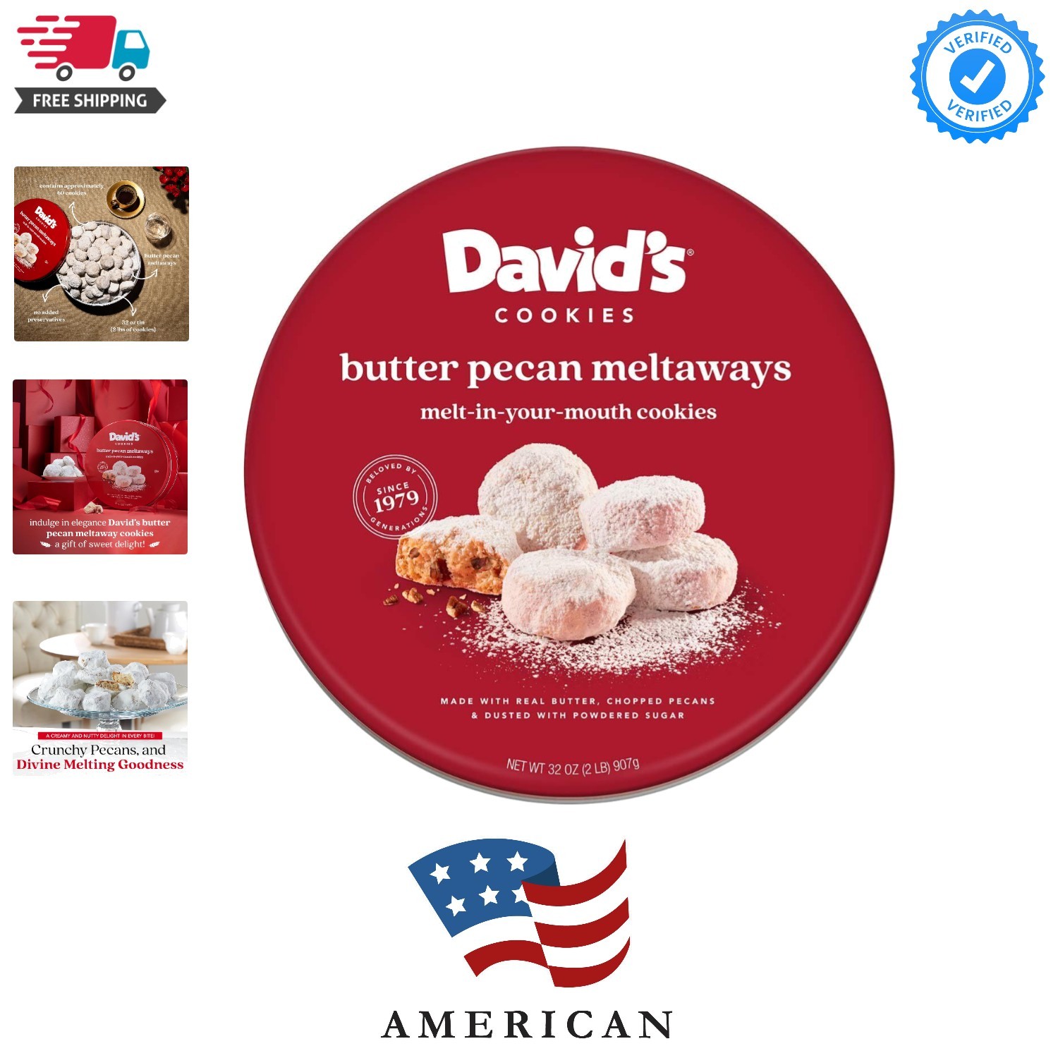 Butter Pecan Meltaways 907g