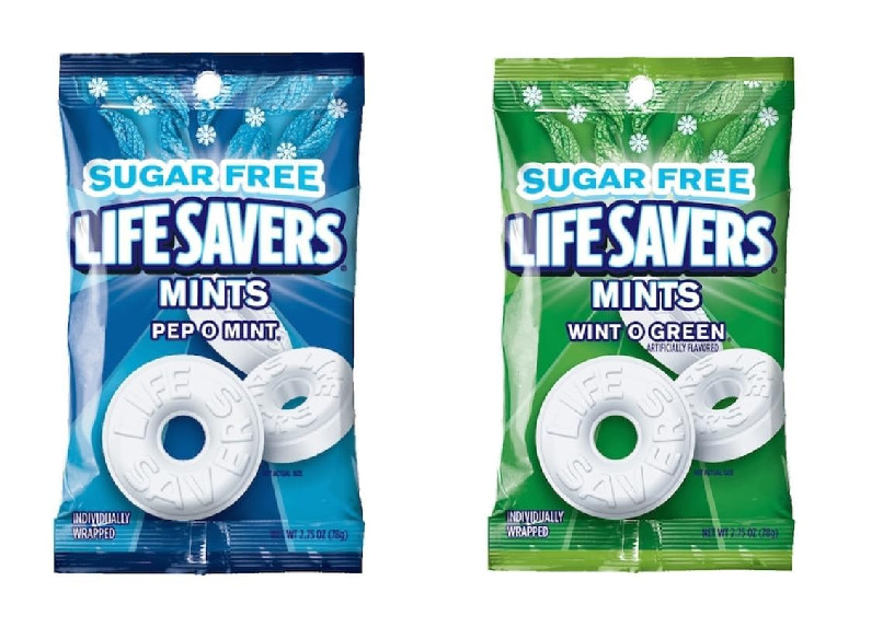 Life Savers Sugar Free Variety Pack – Pack of 2 – One of Each Flavor – Wint O Gr