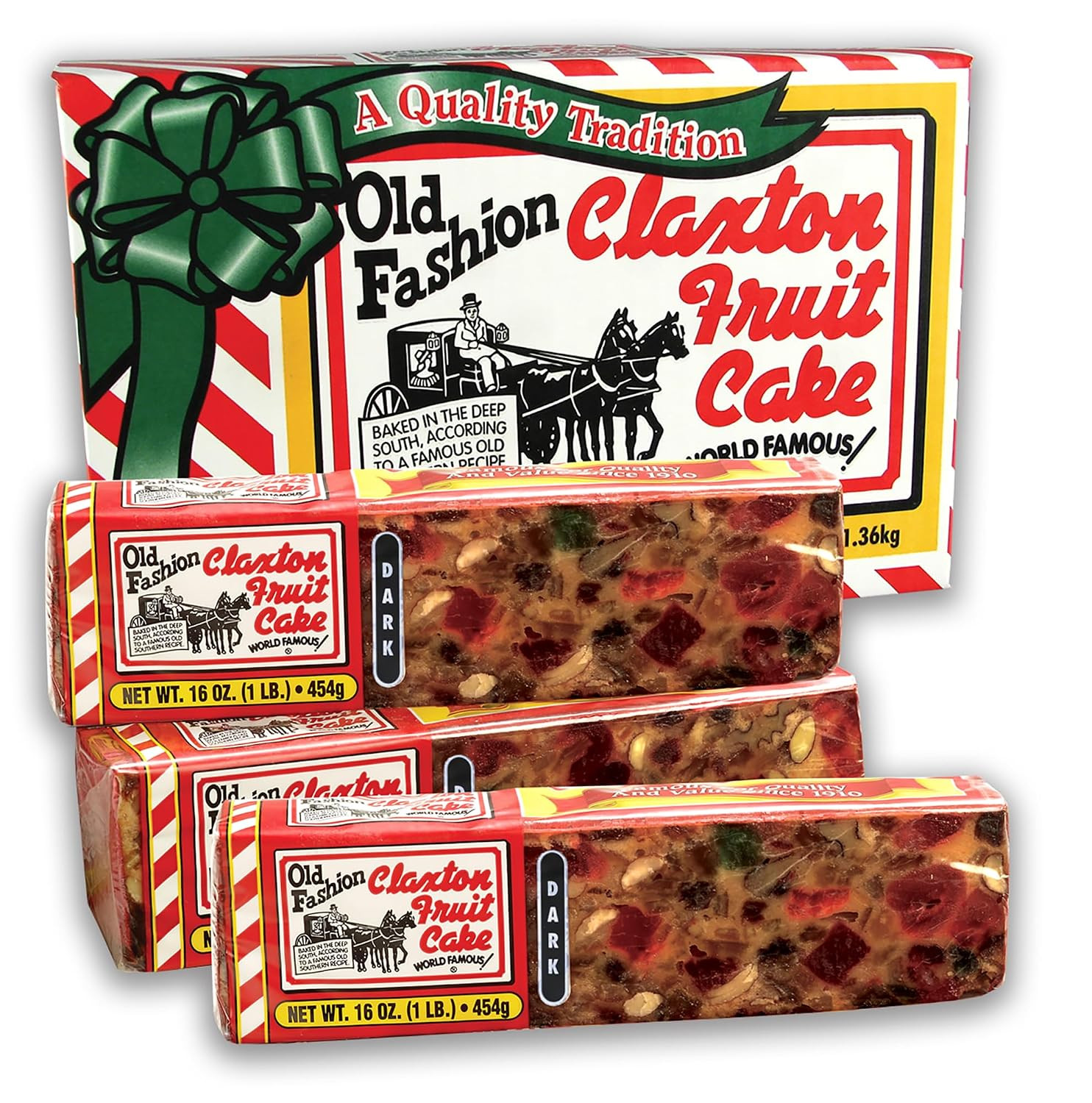 – 3-1 Lb. Dark Recipe | Old Fashioned Holiday Fruitcake