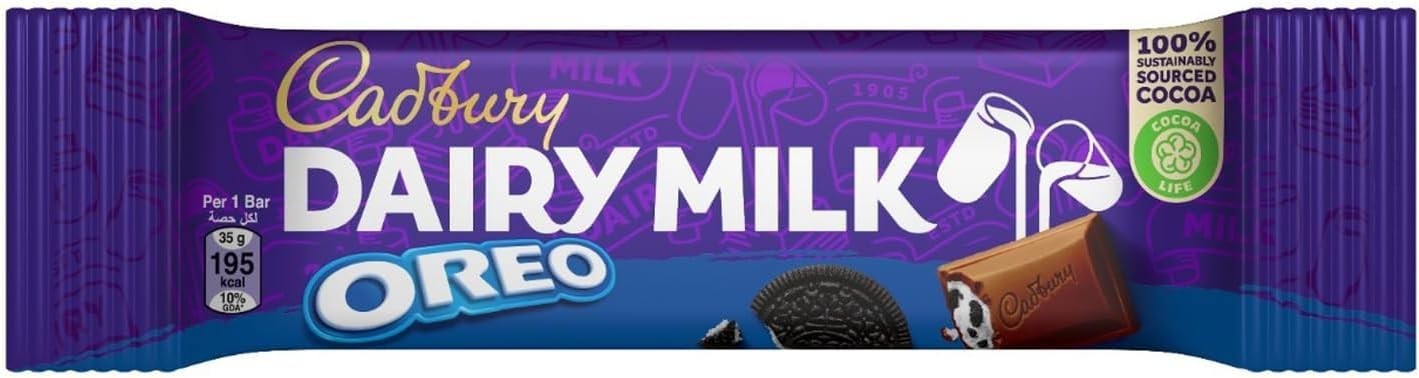 Mondelez International Cadbury Oreo Chocolate Bar 35 g