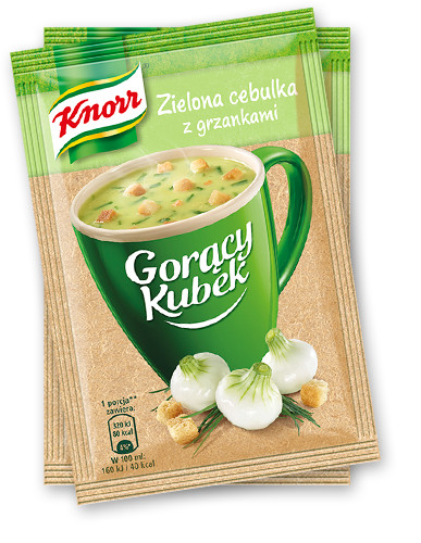 PACK OF 10 KNORR INSTANT Soup POLAND – BIG CHOICE GORACY KUBEK CUP QUICK COOKING
