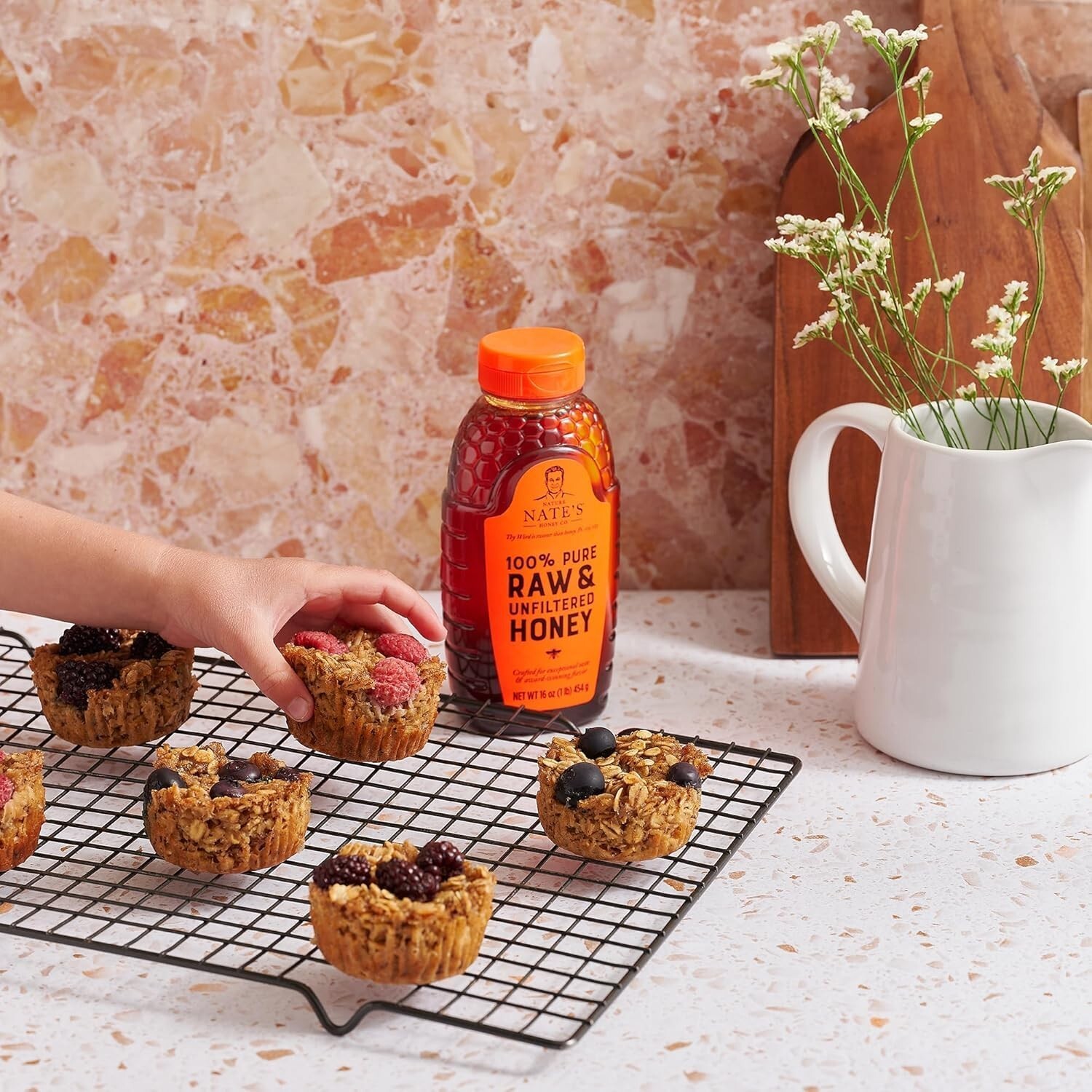 Nature Nate’s 100% Pure, Raw & Unfiltered, All-natural Sweetener Honey