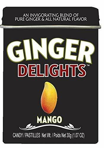 Ginger Delights Mango Mint 1.07Oz Tin
