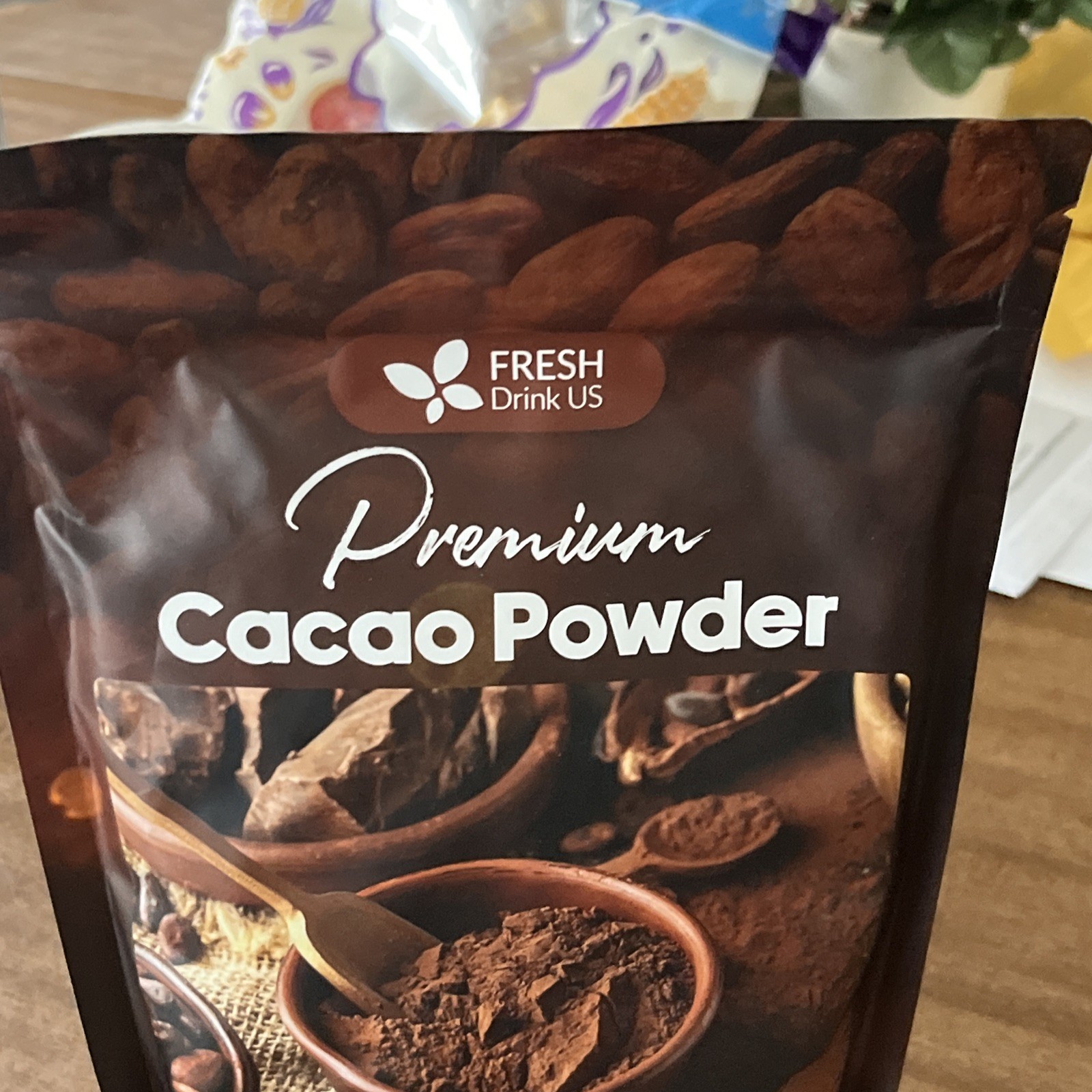 16oz Cacao Powder, 100% Natural & Pure, Unsweetened, Rich Chocolate Flavor,Vegan