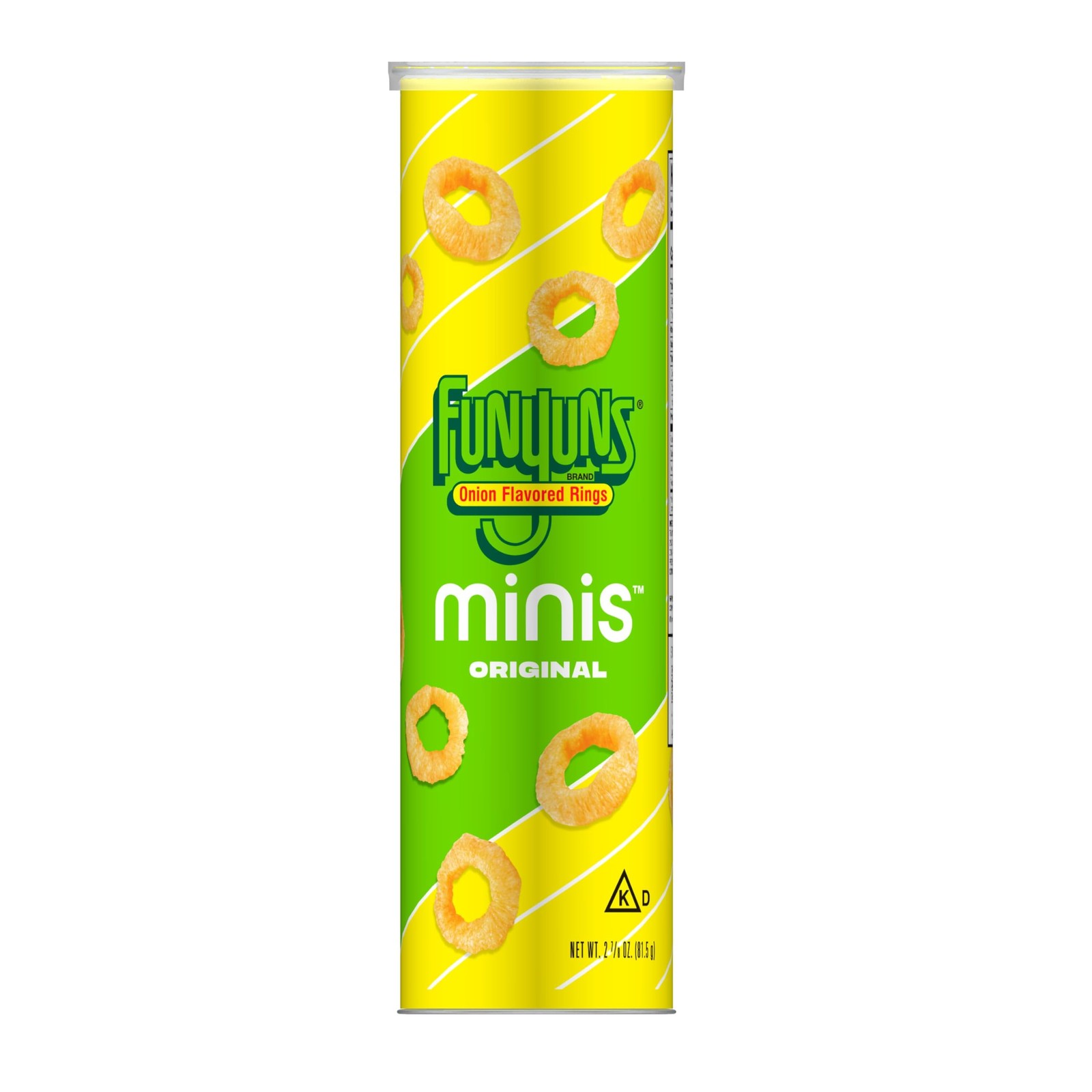 Minis, Funyuns Original, 2.875 oz Canister 1 Count (Pack of 1)