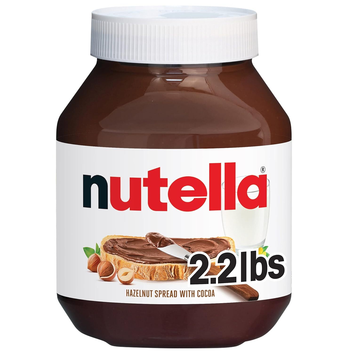 Crema De Avellanas Con Cacao Para El Desayuno, Tarro De 35,3 Oz