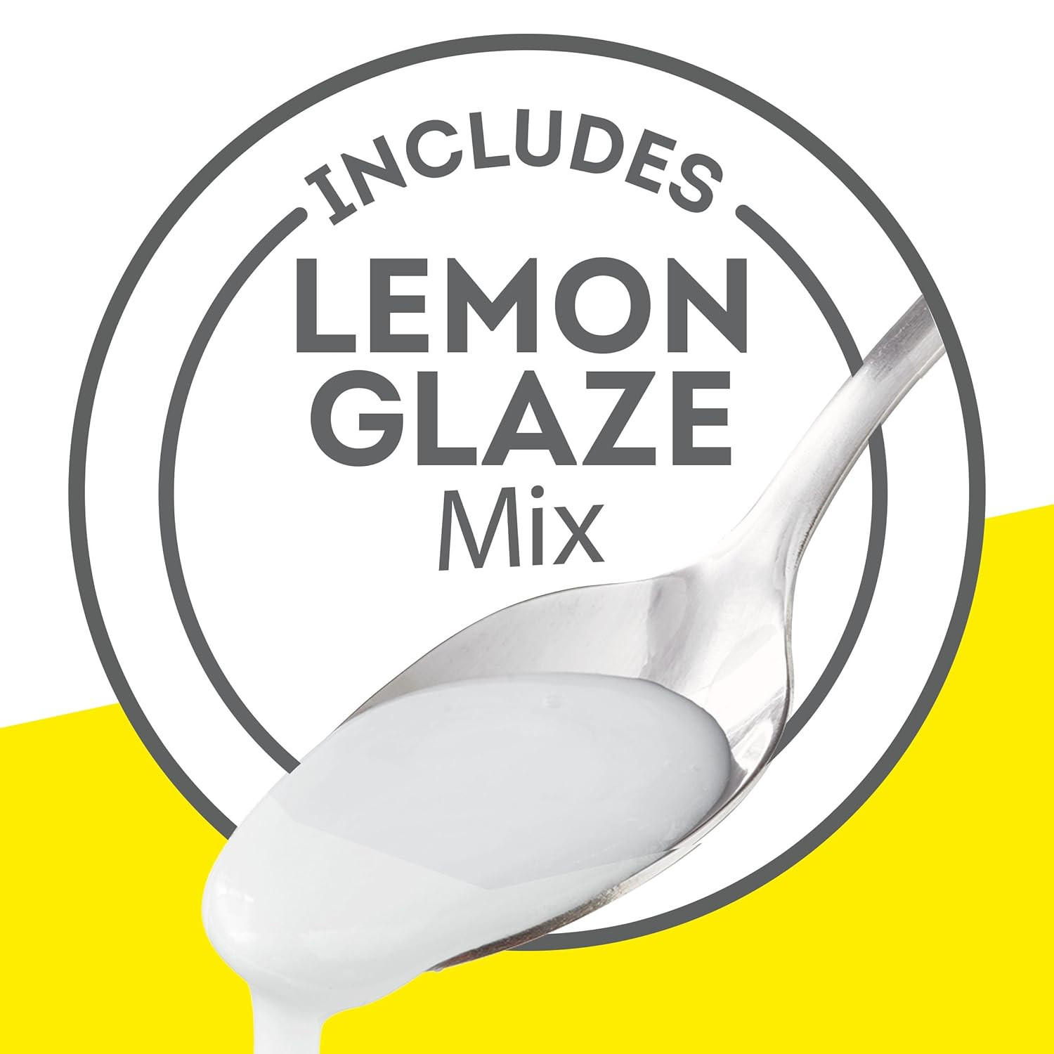 Krusteaz Meyer Lemon Pound Cake and Glaze Mix, 16.5 Oz Boxes (Pack of 12)