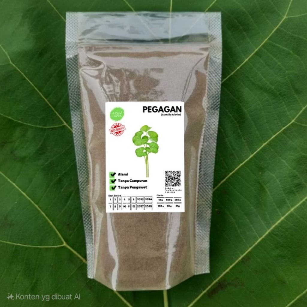 Pegagan Leaf Powder 50g (Centella asiatica) Natural Botanical Aroma Ritual
