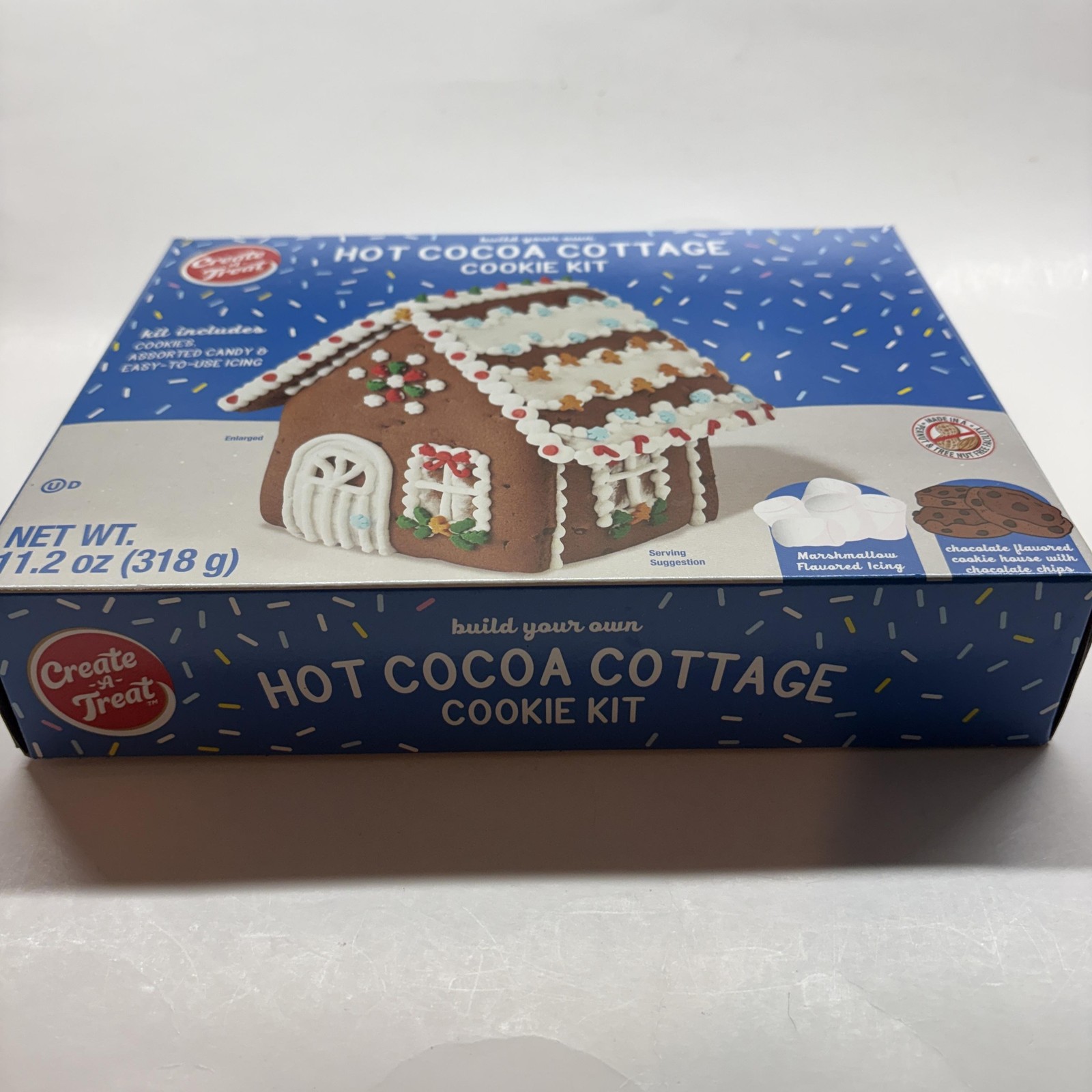 Create A Treat Hot Cocoa Cottage Cookie Kit 11.2 Oz Chocolate Kosher 2026 Box
