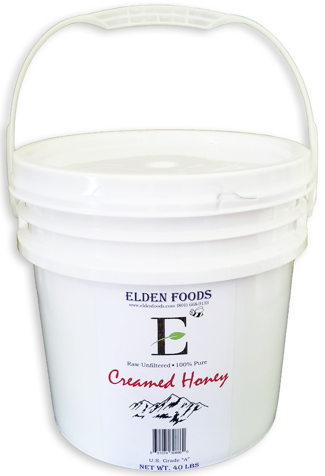 100% Pure Creamed Honey – Raw and Unfiltered – 40 Lbs