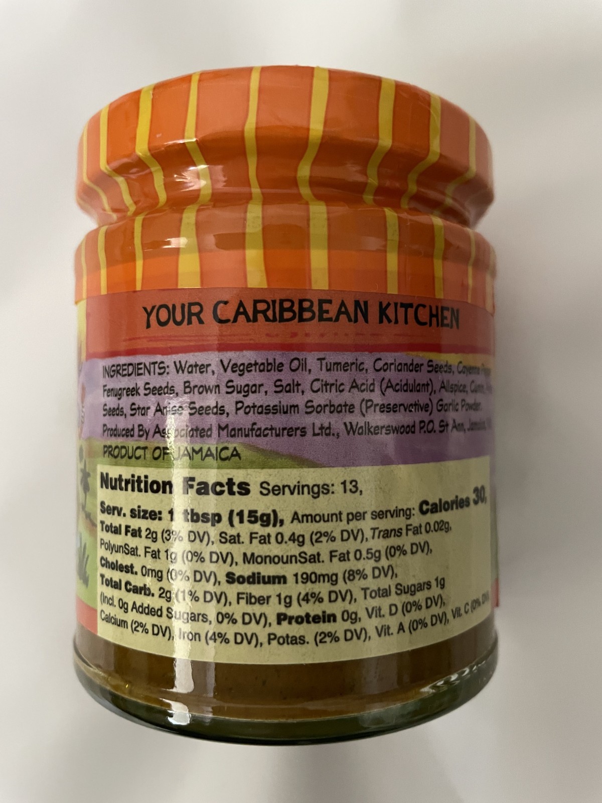 6 Pack Walkerswood Spicy West Indian Curry Paste Size 6.7 oz Authentic Jamaican