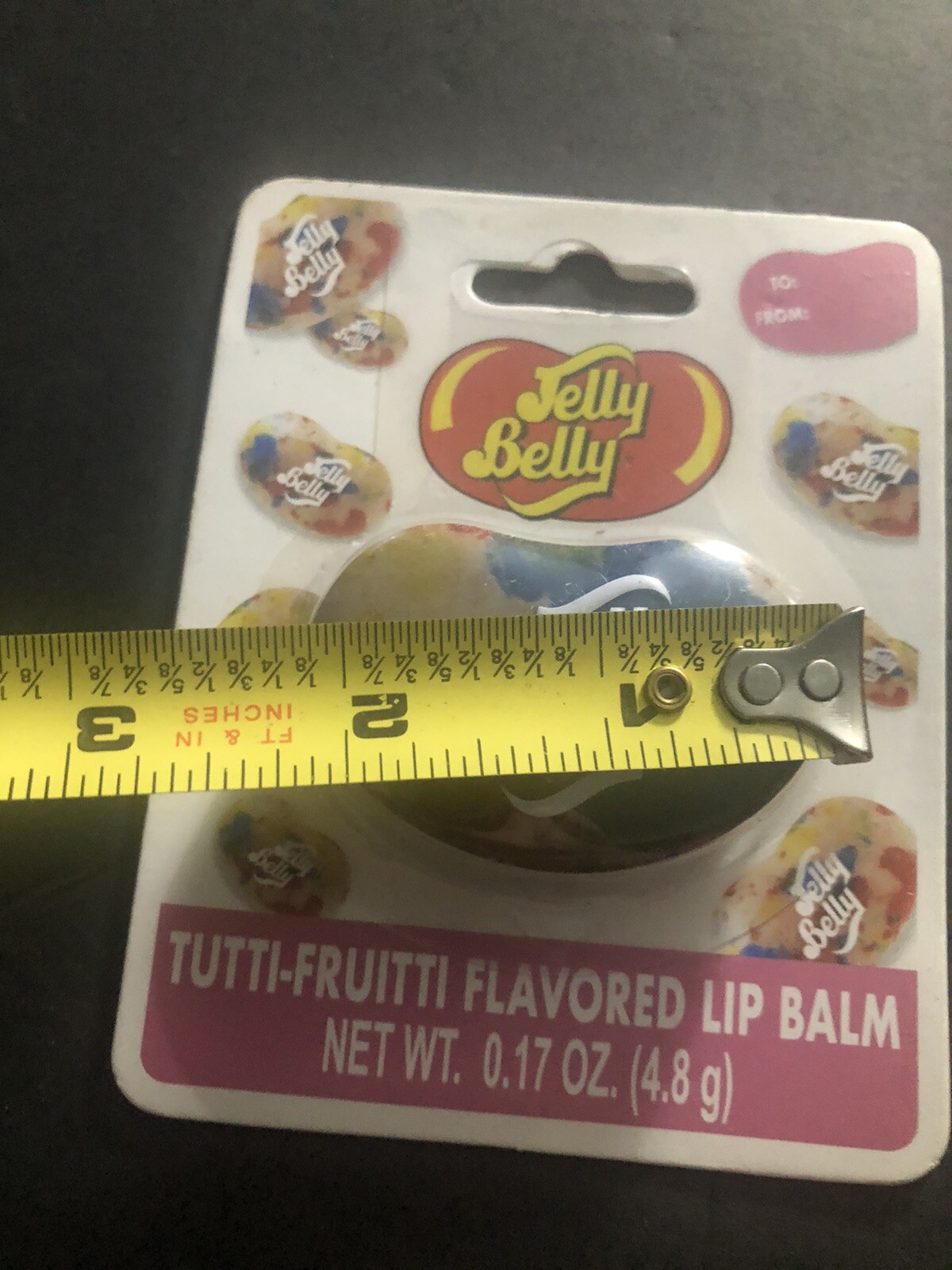 Jelly Belly Tutti-Fruitti Jelly Bean Lip Balm Lipgloss NIP