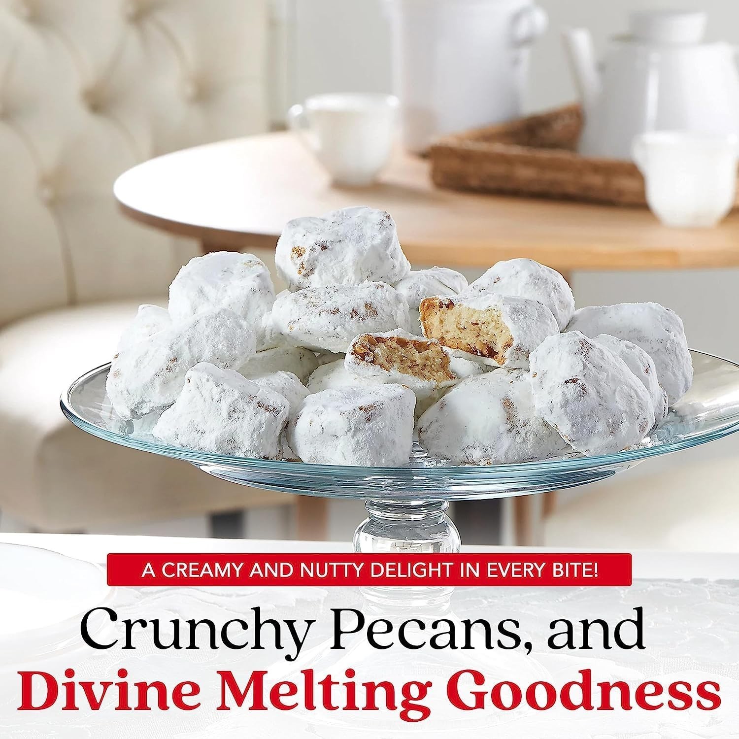 Gourmet Butter Pecan Cookies 64 Oz – All-Natural Ingredients