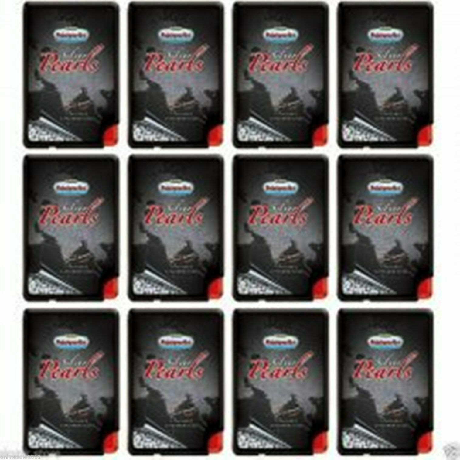 Rajnigandha Silver Pearls 12 x 5.75g Saffron Flavoured Elaichi Cardamom Seeds