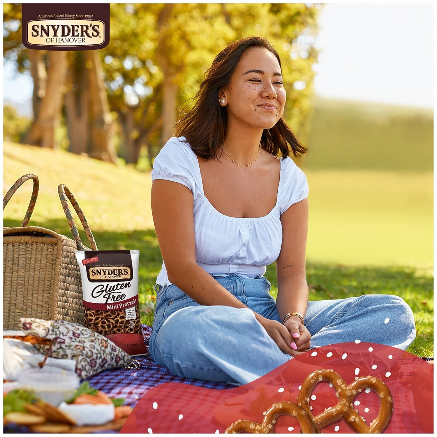 Snyder’s Gluten-Free Mini Pretzels, 8 Oz – Delicious Low-Fat Snack for All