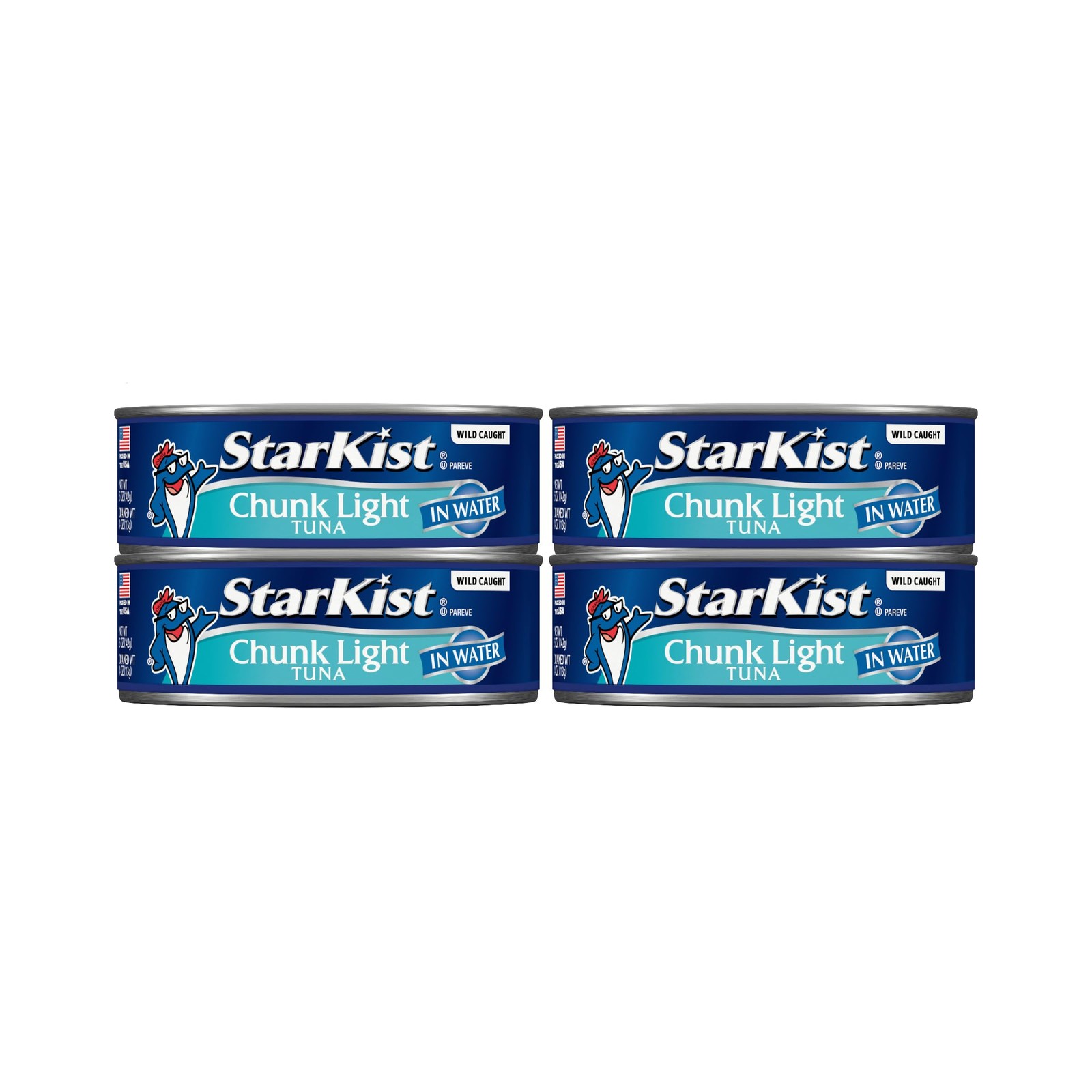 5 Ounce (Pack of 4), Starkist Chunk Light Tuna in Water, 5 Oz 4)