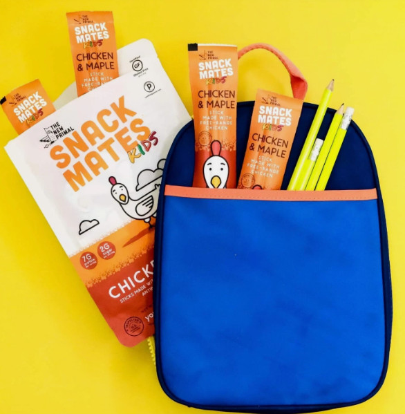 New Primal Kids Chicken and Maple Sticks 40 Count Healthy Snack 50 Calories