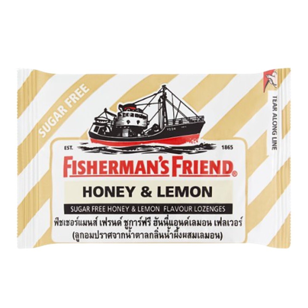 Lozenges Candy Fisherman’s Friend Honey Lemon Flavor Sugar Free 25 g x 5 Packs