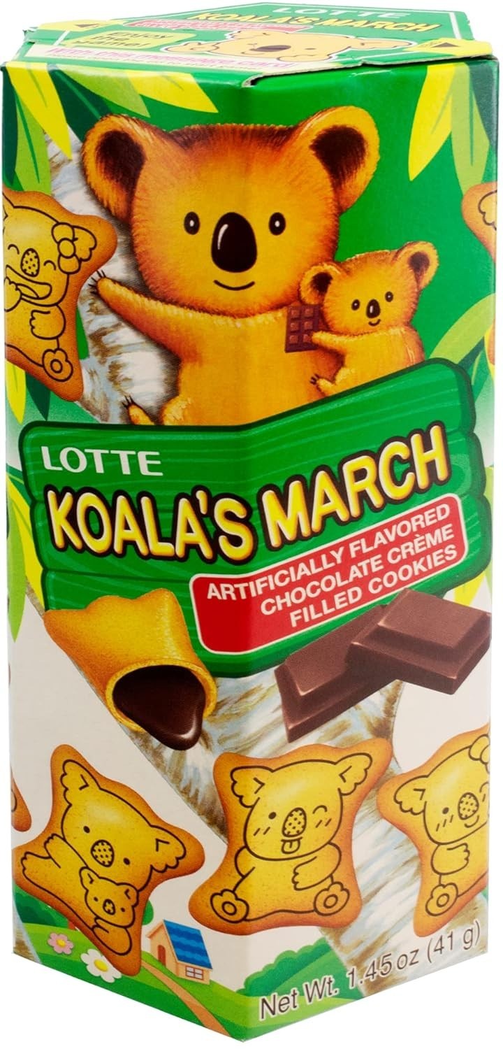 Lotte Koala’s March Cookie with Chocolate Cream, 1.45 oz