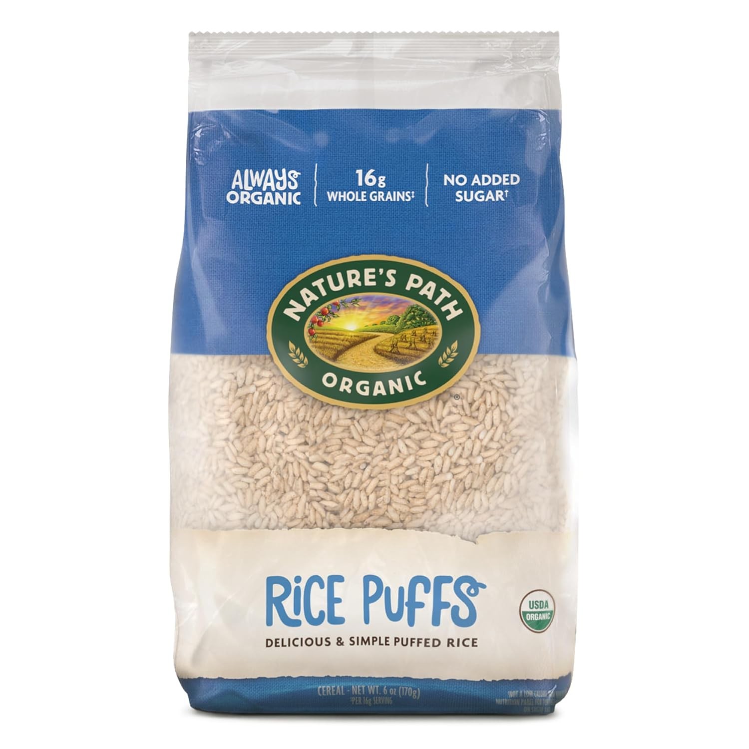Nature’s Path Organic Rice Puffs Cereal, 6 oz