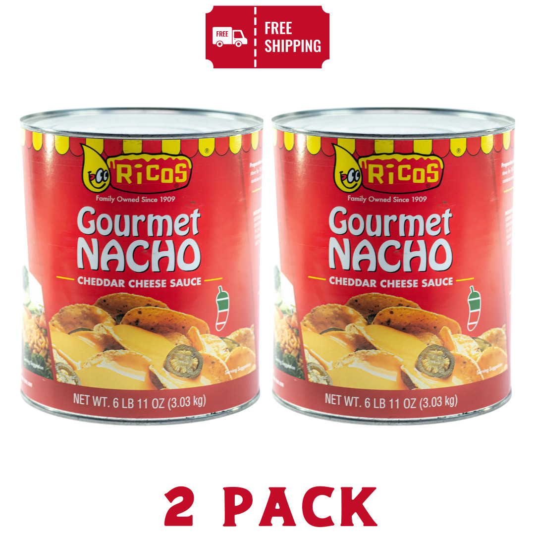 Gourmet Nacho Cheese Sauce, 107 oz Can, Shelf-Stable, 2 Packs