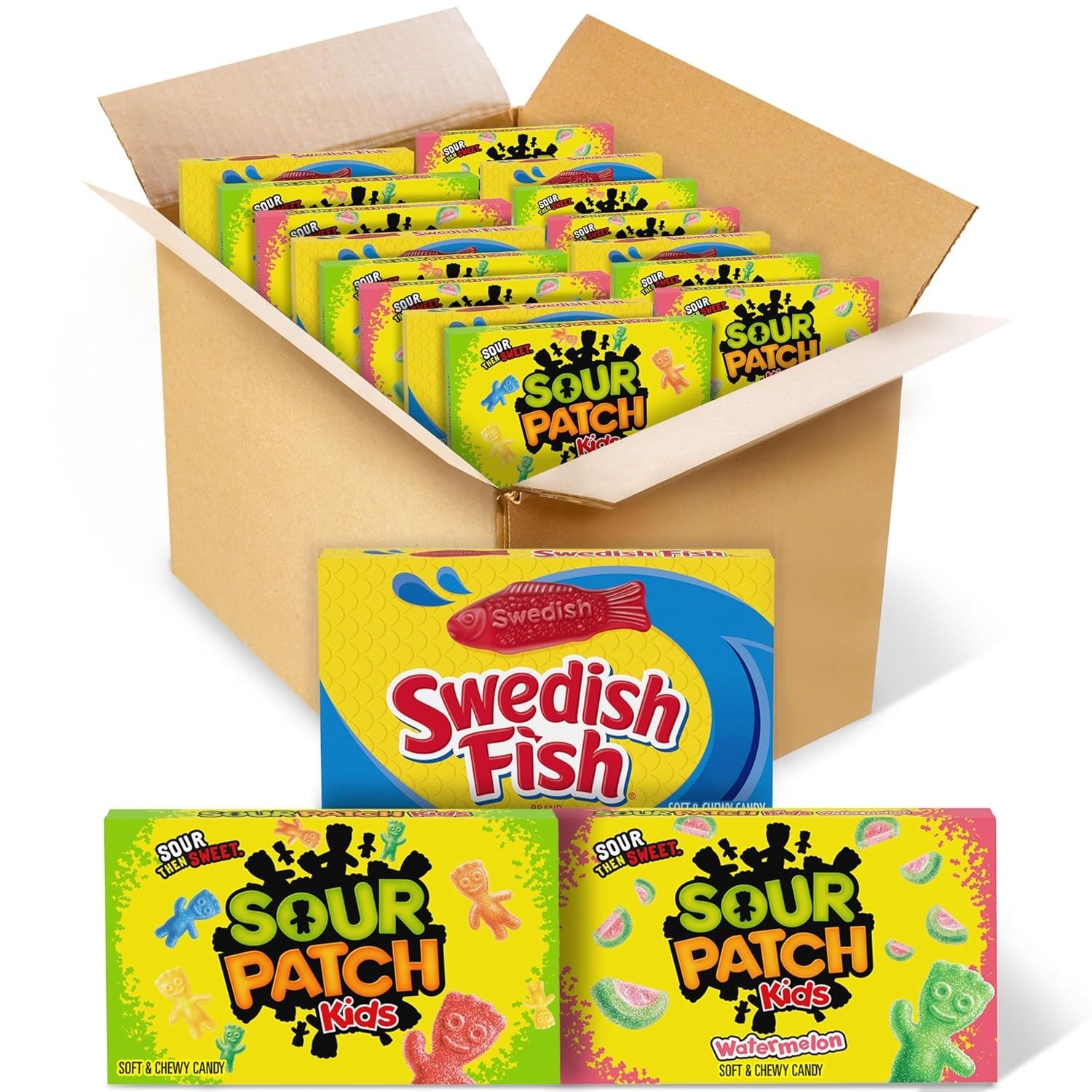 and SWEDISH FISH Soft & Chewy Candy Variety Pack, Bulk Candy, Mother’s Day, 1…