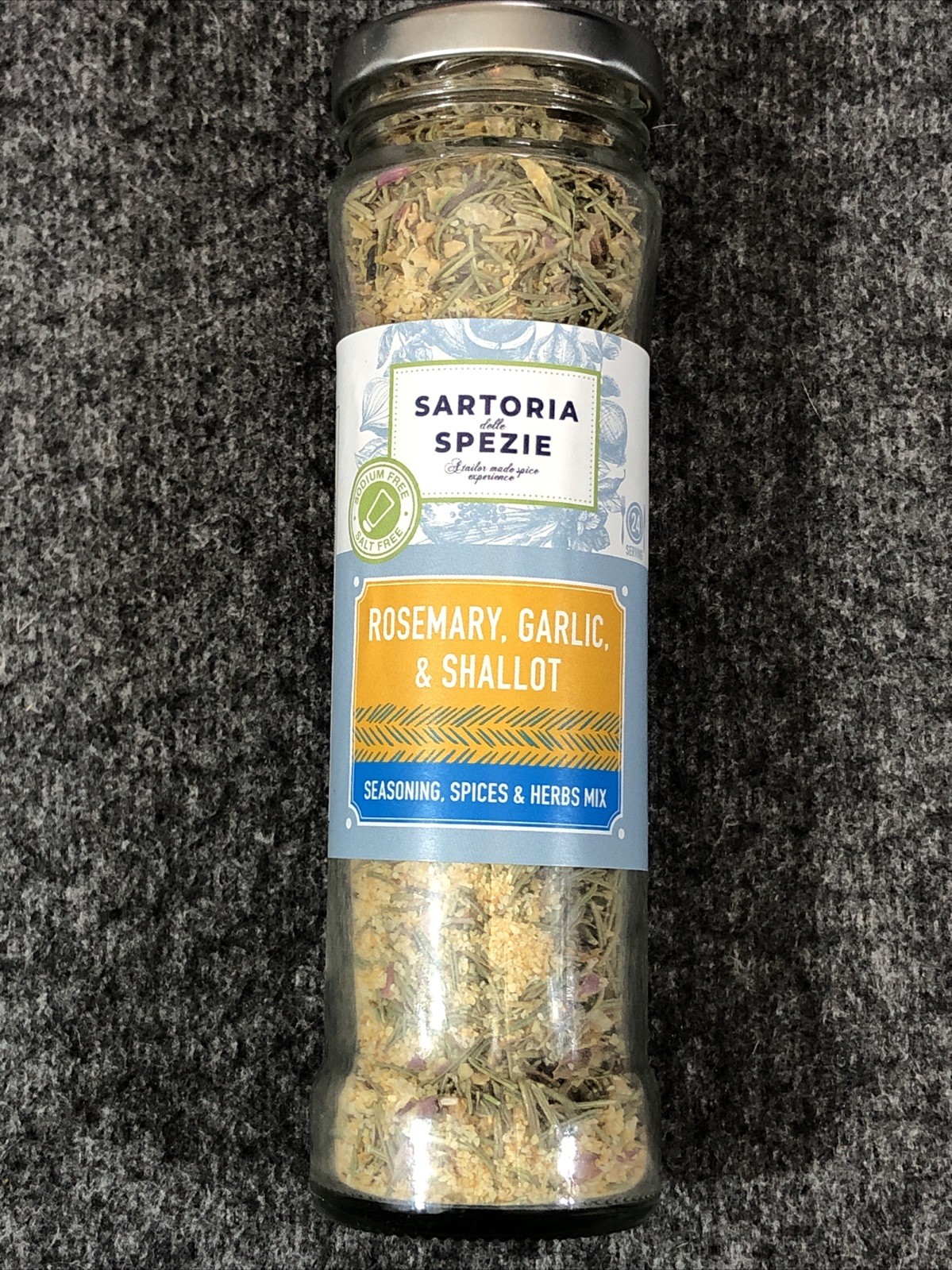 1 Jar ~ Sartoria & Spezie Rosemary, Garlic & Shallot Seasonings Spices & Herb Mx