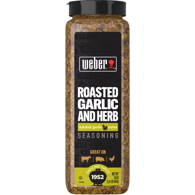Weber Roasted Garlic & Herb Seasoning, 24 oz.