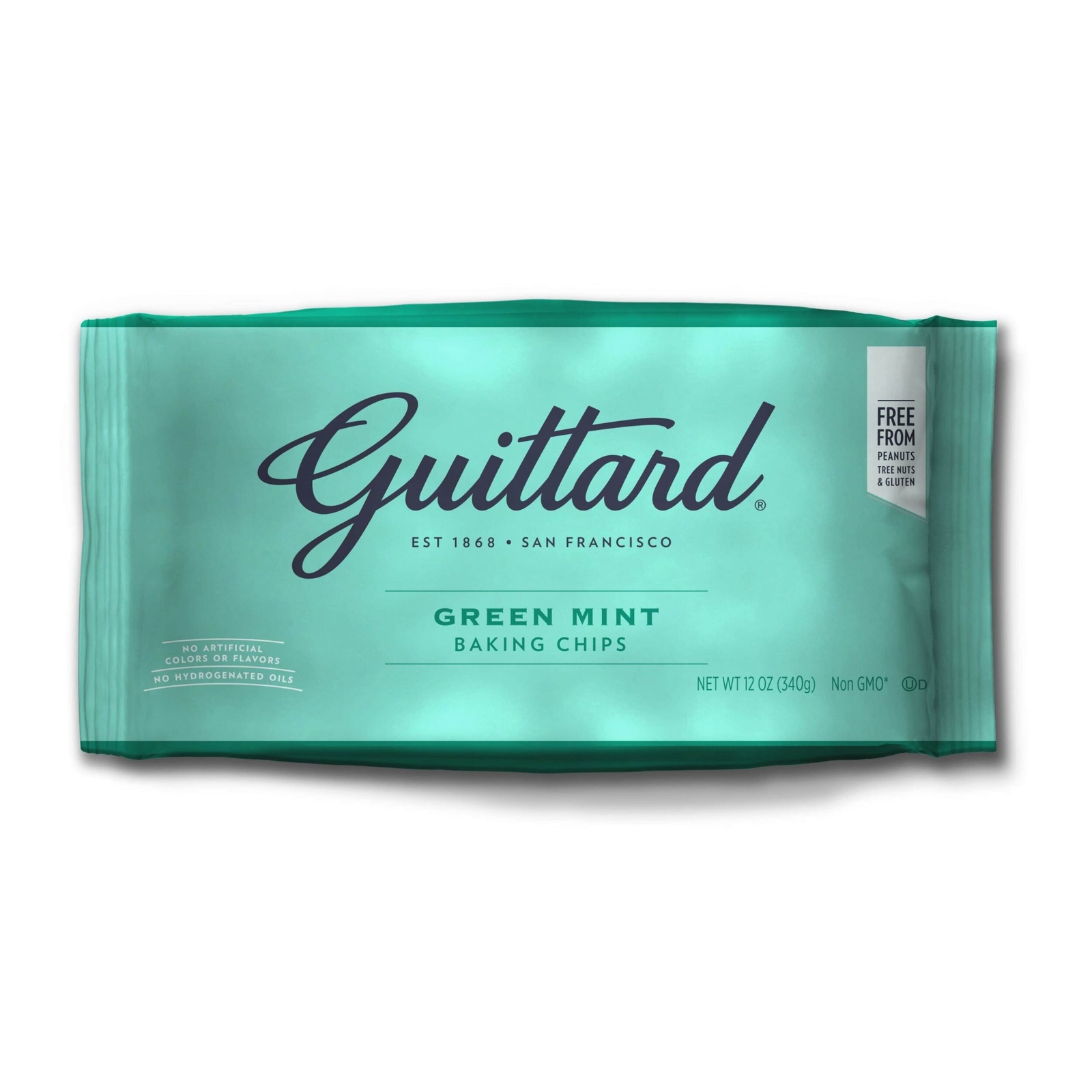 Guittard Green Mint Baking Chips Gluten Free Natural Flavor