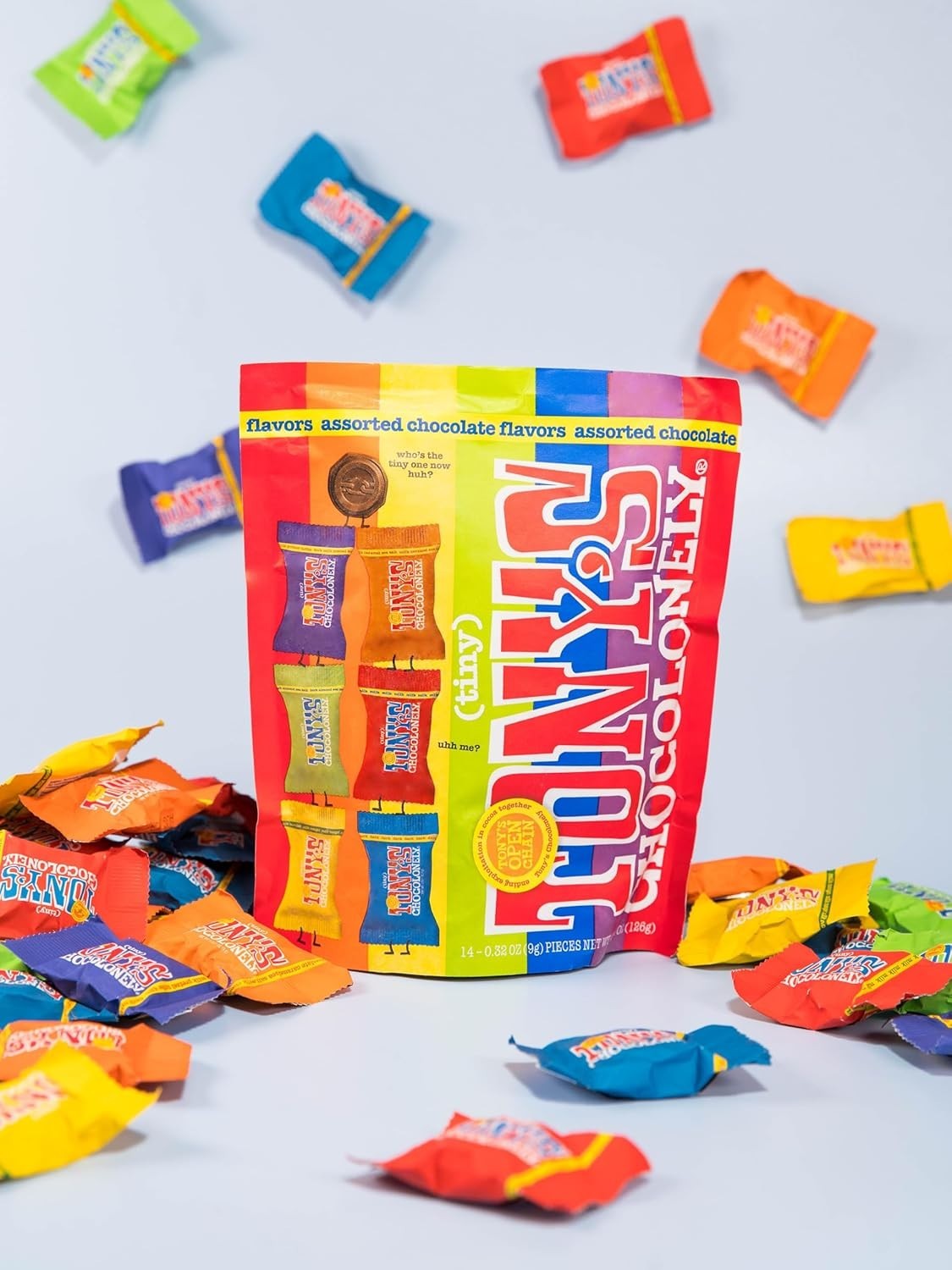 Tony’s Chocolonely Assorted Chocolate Candy Pieces,Belgian Milk & Dark Chocolate