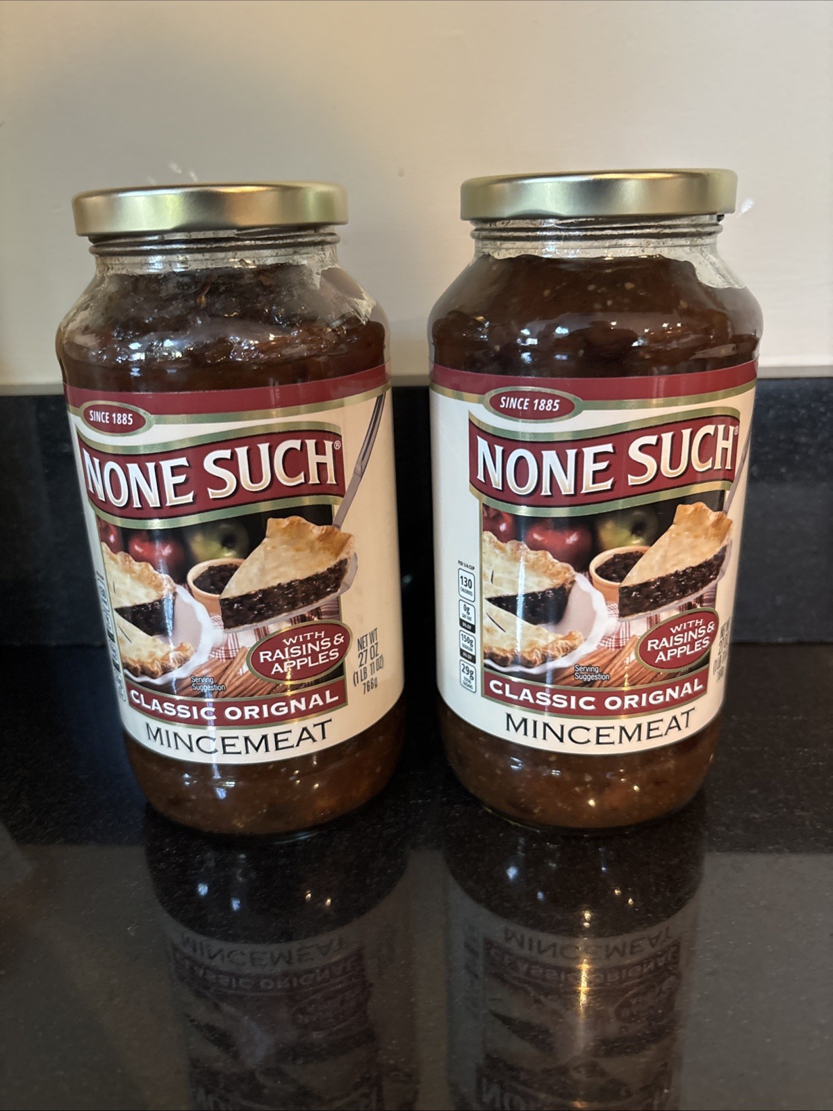 (2 PACK) NONE SUCH Mincemeat Pie Filling Classic Original 27 oz Exp 10/2027
