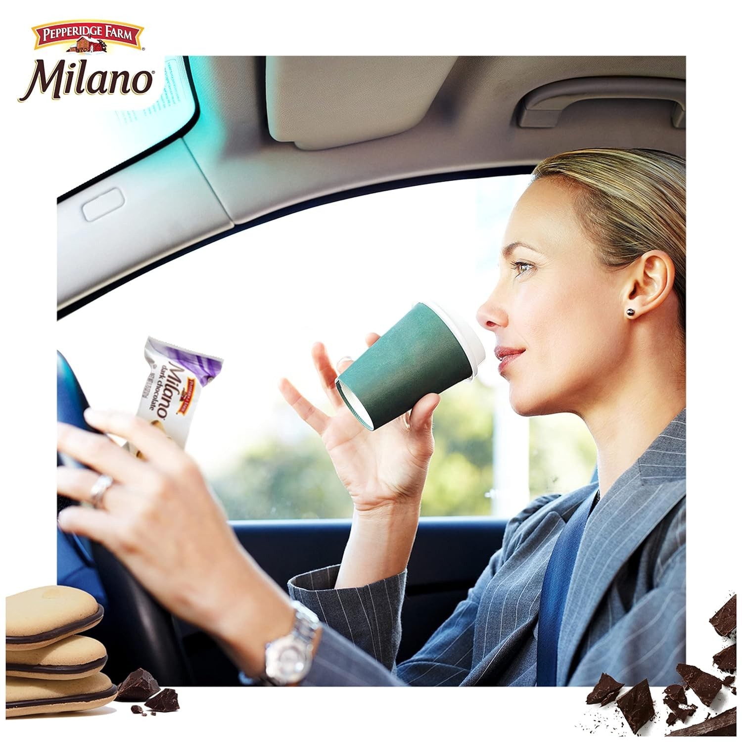 Indulgent 20-Pack Milano Cookies – Rich Dark Chocolate, Perfect for Sharing