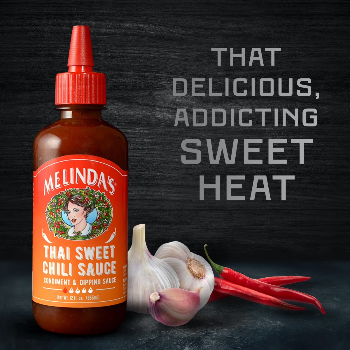 (2 pack) Melinda’s Chili Sauce Thai Sweet Dipping, 12 Fl Oz