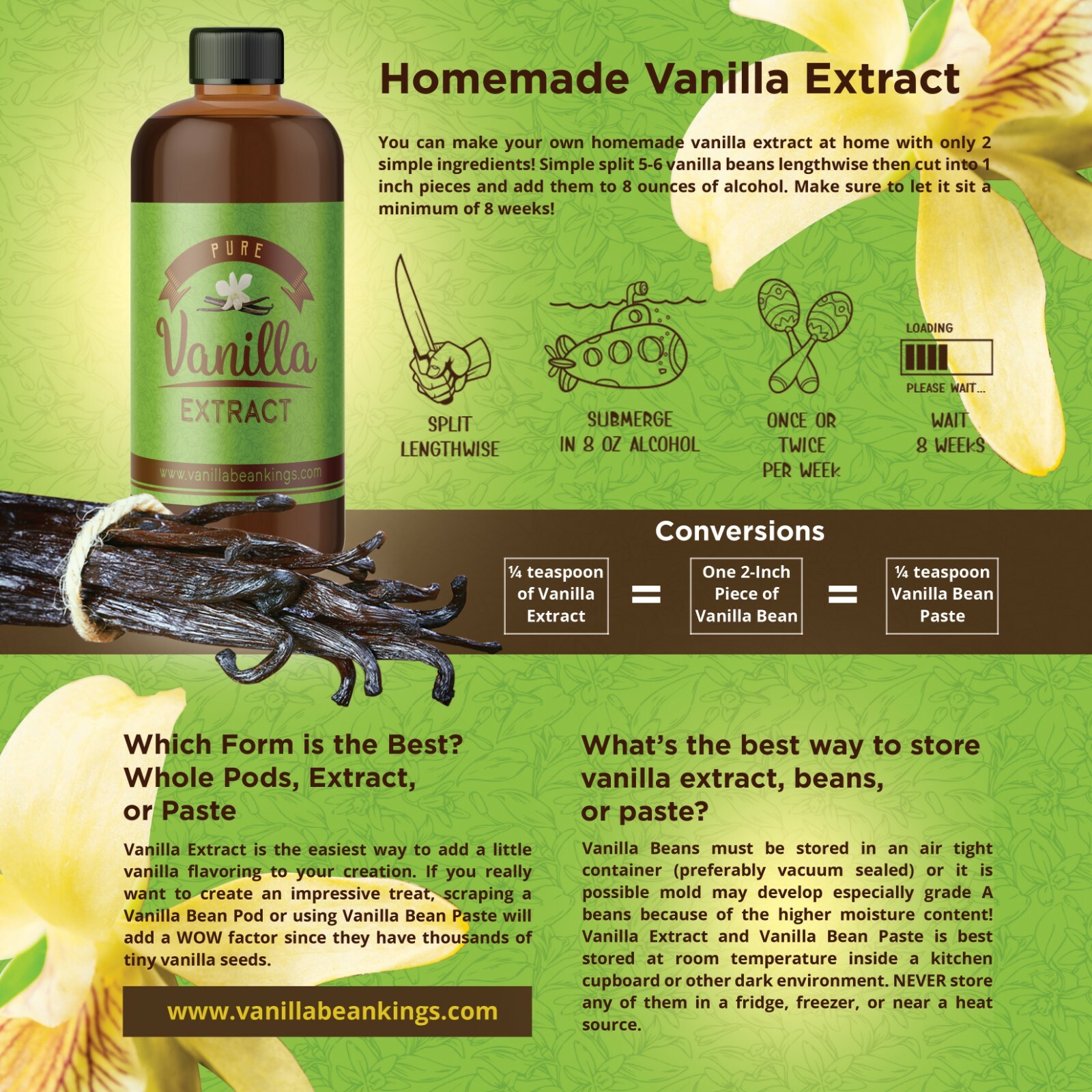 Organic Madagascar Vanilla Extract