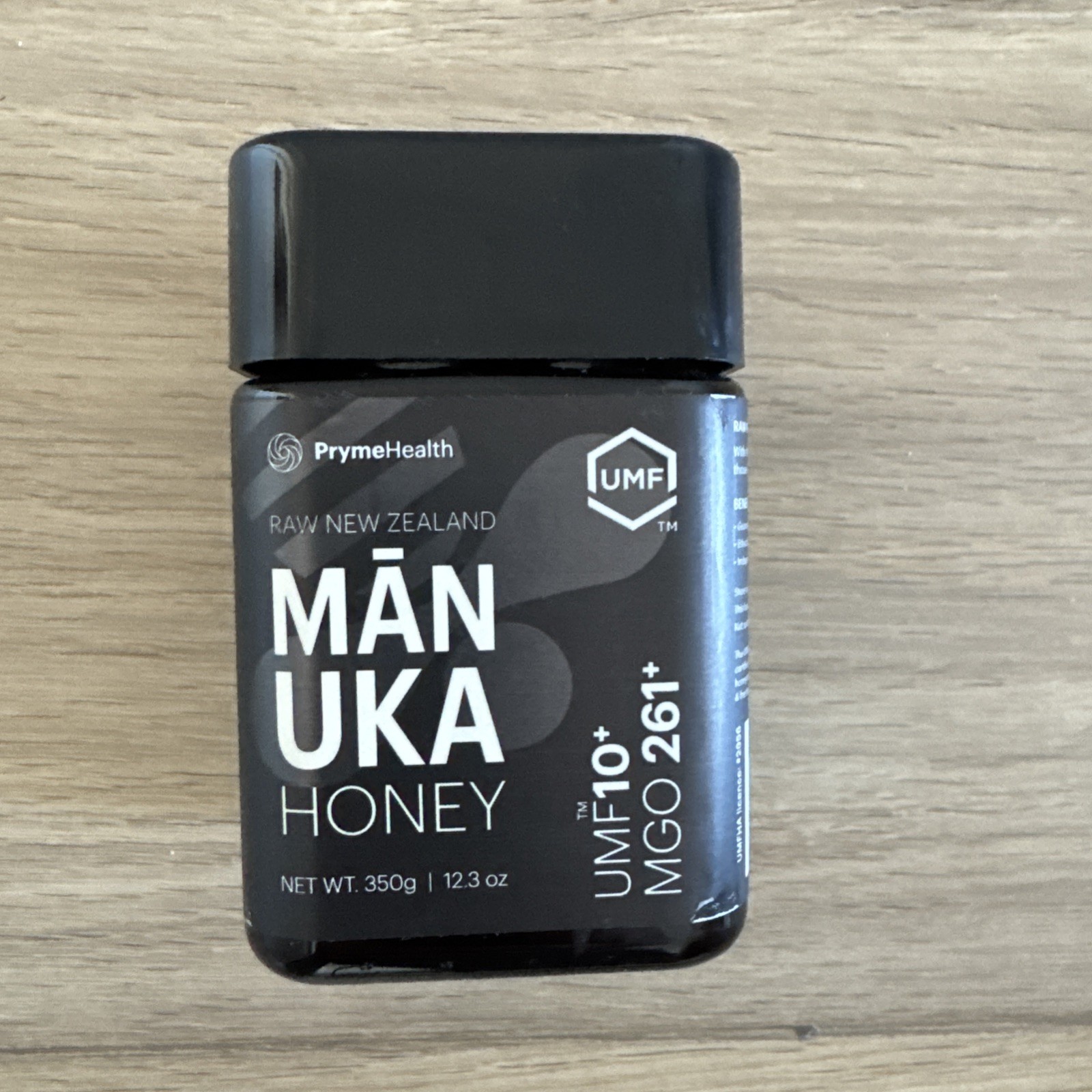 PrymeHealth New Zealand Manuka Honey MONO MGO 261+ UMF 10+ (12.3) 350g Exp: 2030