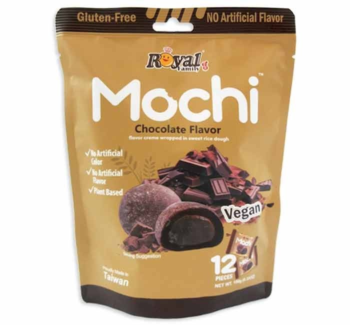Royal Family Mochi Chocolate Flavored Creme Sweet Rice Dough
