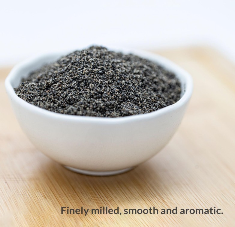 Sweet Garden Black Sesame Seeds Powder 12.36 oz Instant Cereal Snack Drink Vegan