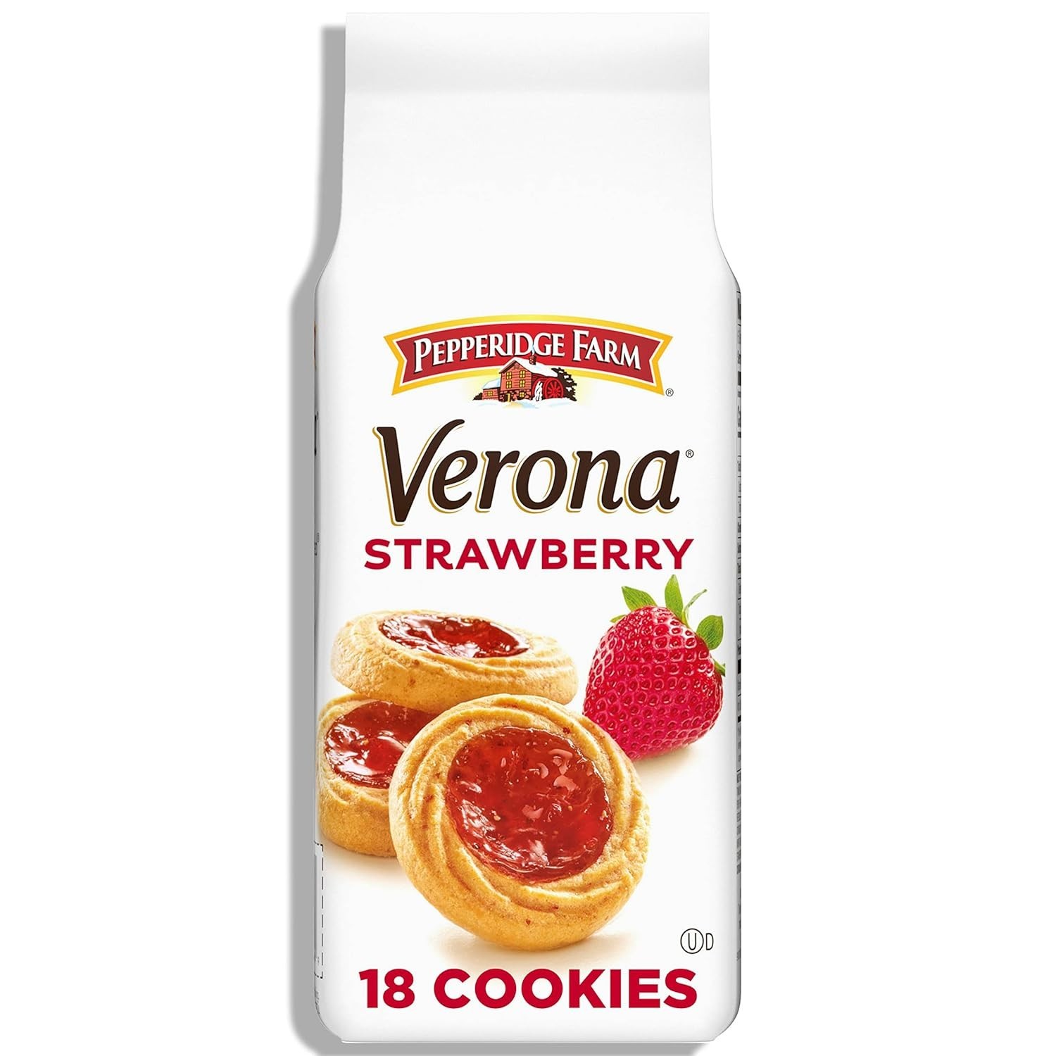 Gourmet Gluten-Free Strawberry Thumbprint Cookies – 18 Piece Shortbread Treats