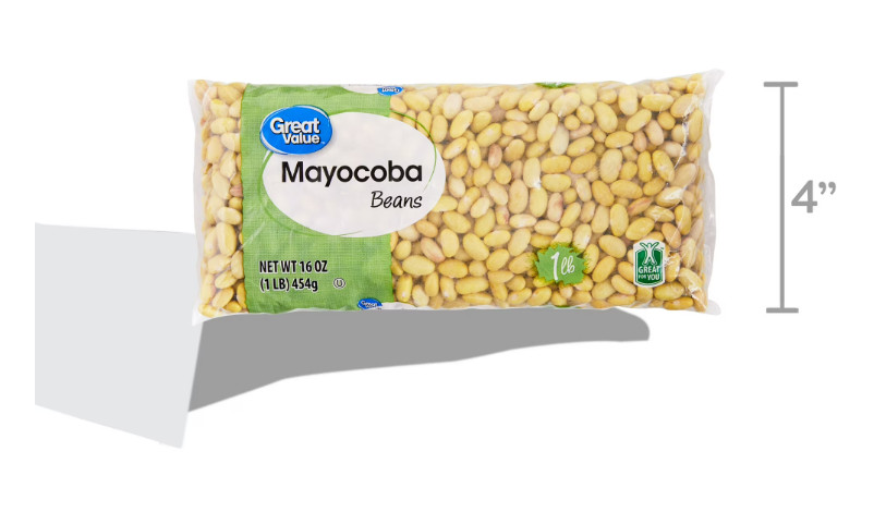 (4 pack) Great Value Mayocoba Beans, 16 oz
