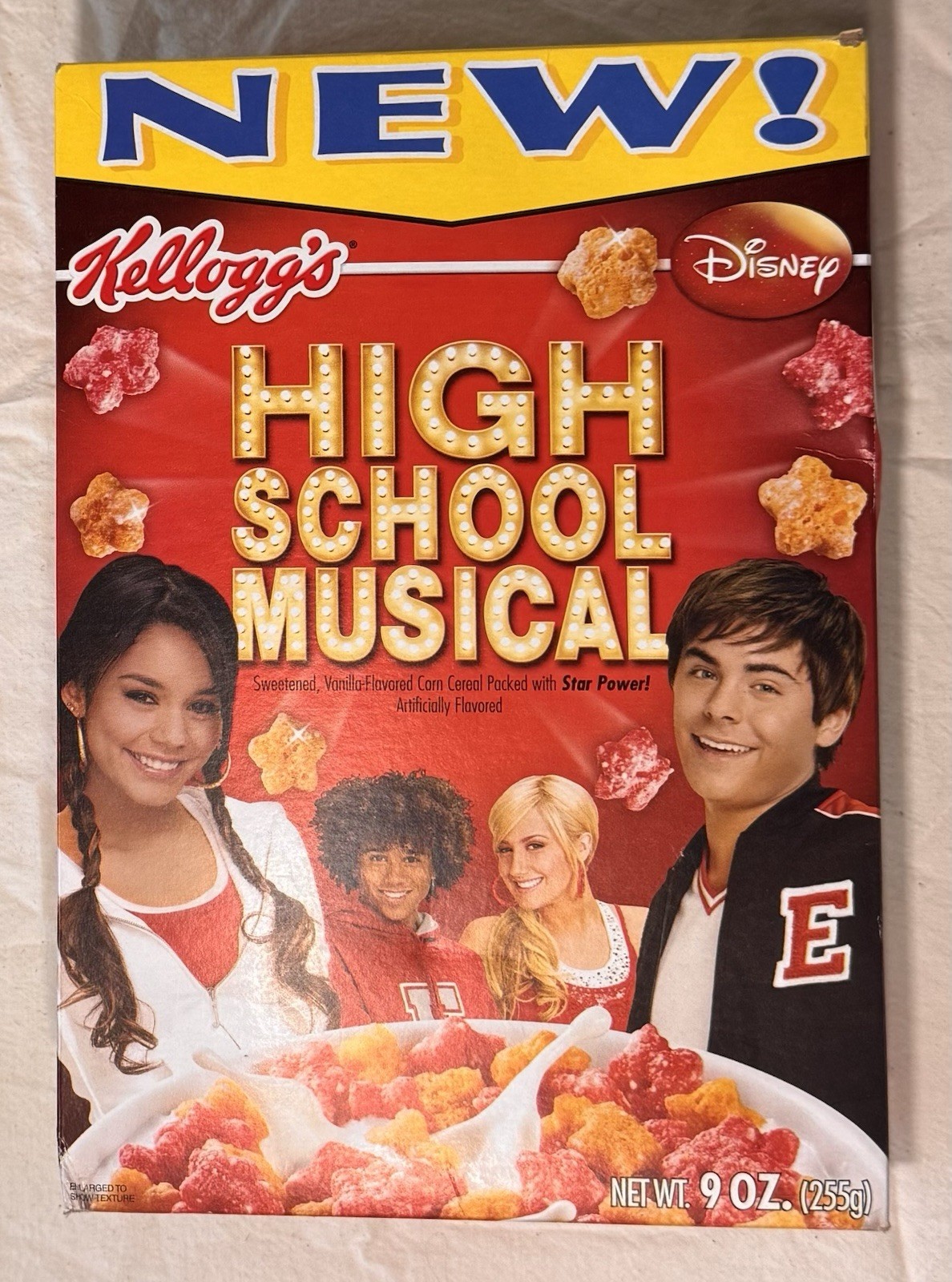 Kellogg’s High School Musical Vanilla Sweetened Corn Breakfast Cereal 9oz