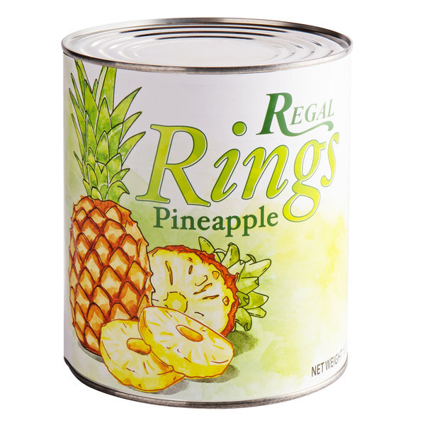 Regal Pineapple – #10 Can 107 oz. (select style below) Note: Brand May Vary