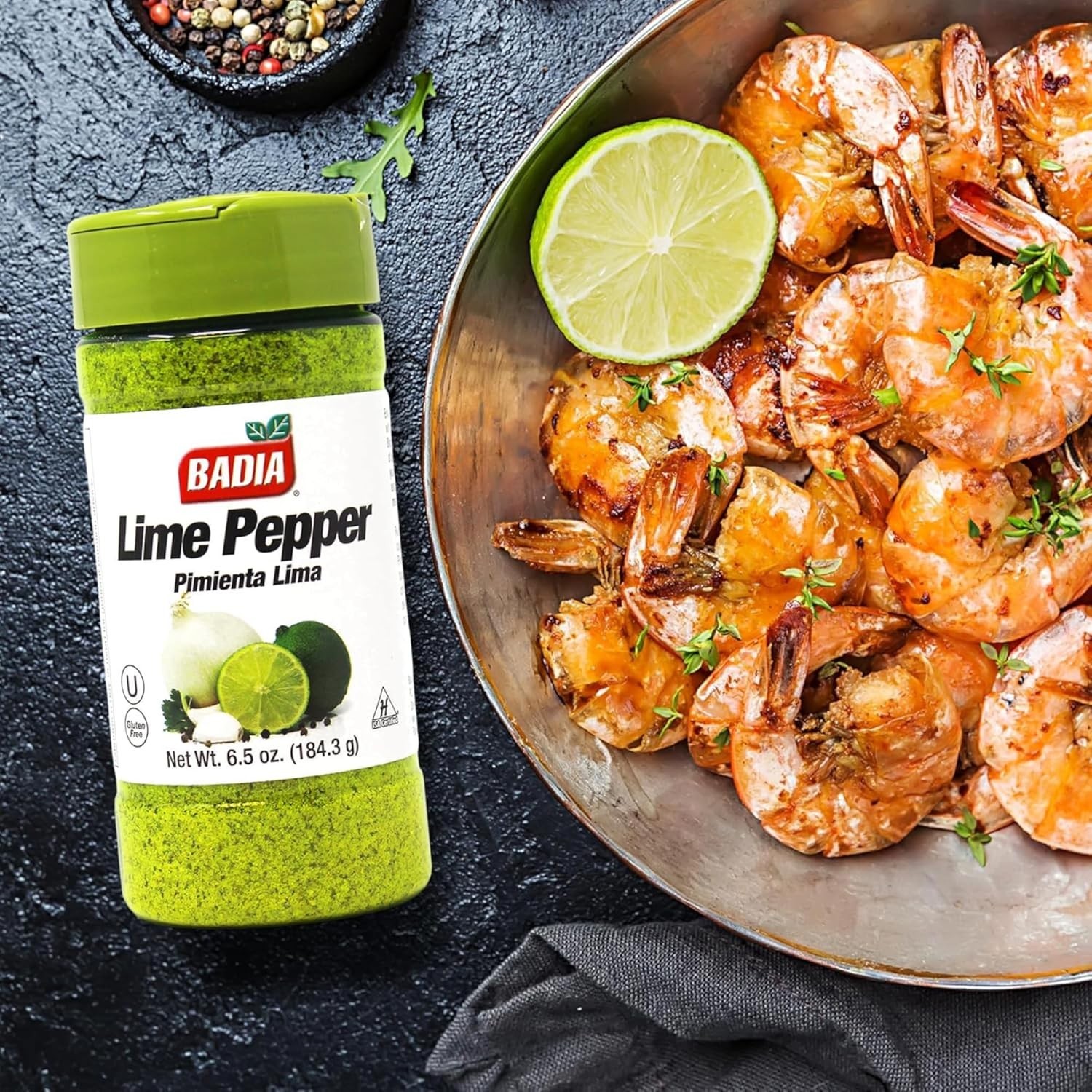 Versatile 6.5 oz Lime Pepper Seasoning – Perfect for Grilling & Everyday Dishes