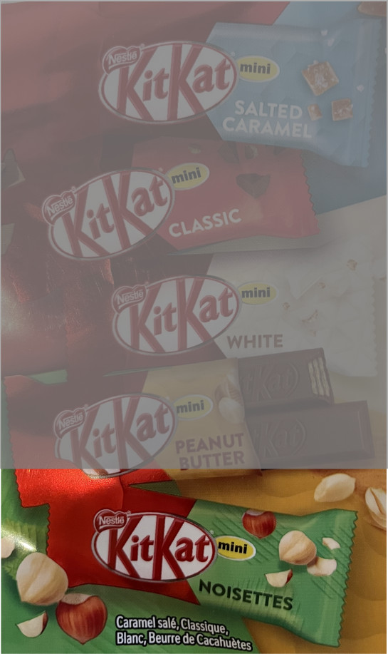 1x Unit KitKat Mini MIX Hazelnut — 0.49 oz (Two Bars / Unit)