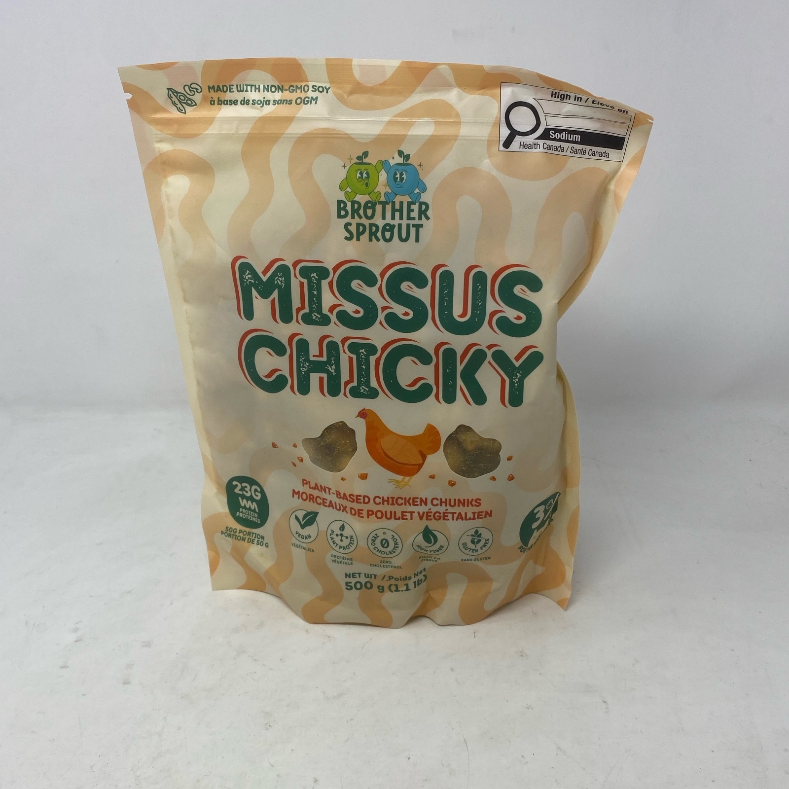 Brother Sprout Missus Chicky Plant-Based Chicken Chunks 500g (1.1 lb)